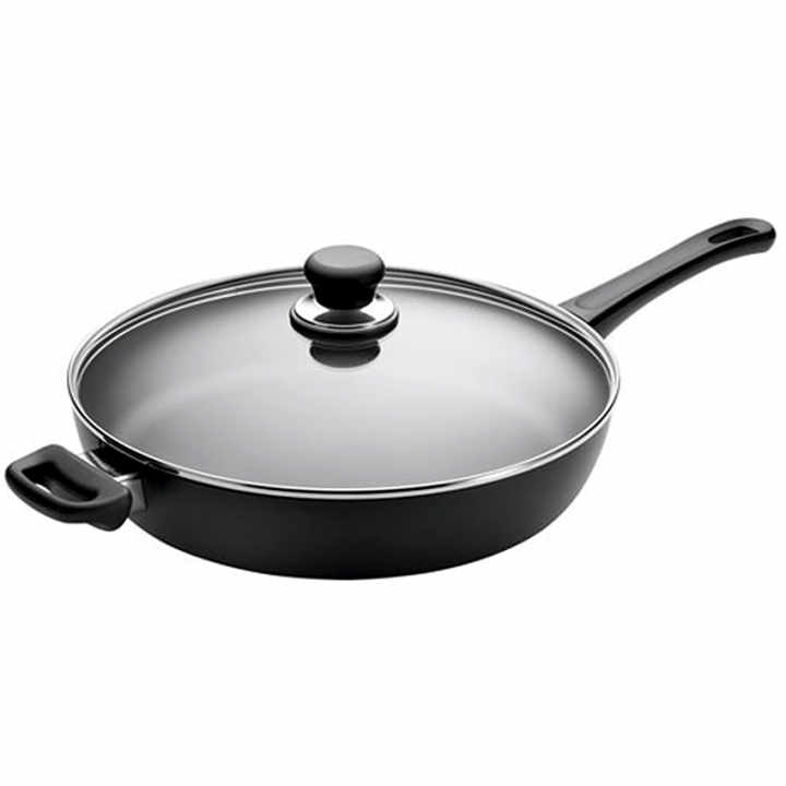 Chảo có nắp 24 cm Scanpan 24151204 (Đen)