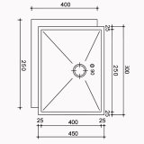 Chậu rửa Inox âm bàn FLAMENCO IC 55 45