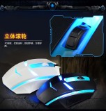 Chuột chơi game có đèn led và dây Protab Magic Mouse SCH-02X5 (Đen phối xanh)