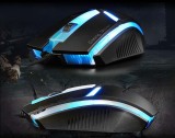 Chuột chơi game có đèn led và dây Protab Magic Mouse SCH-02X5 (Đen phối xanh)