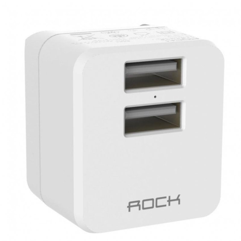Giá Củ sạc 2 cổng - Rock (trắng)