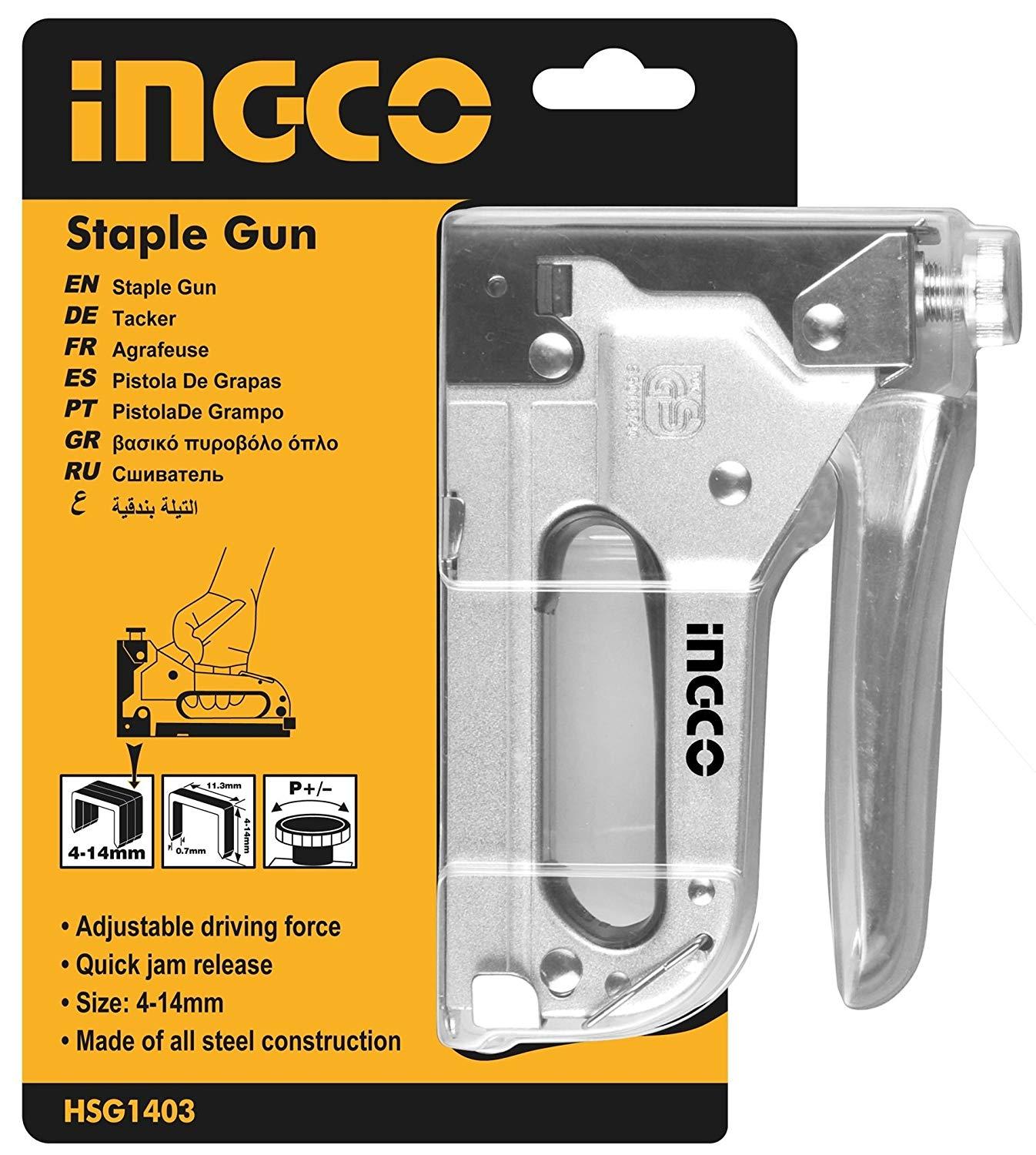 Kìm bấm ghim 4-14mm INGCO HSG1403