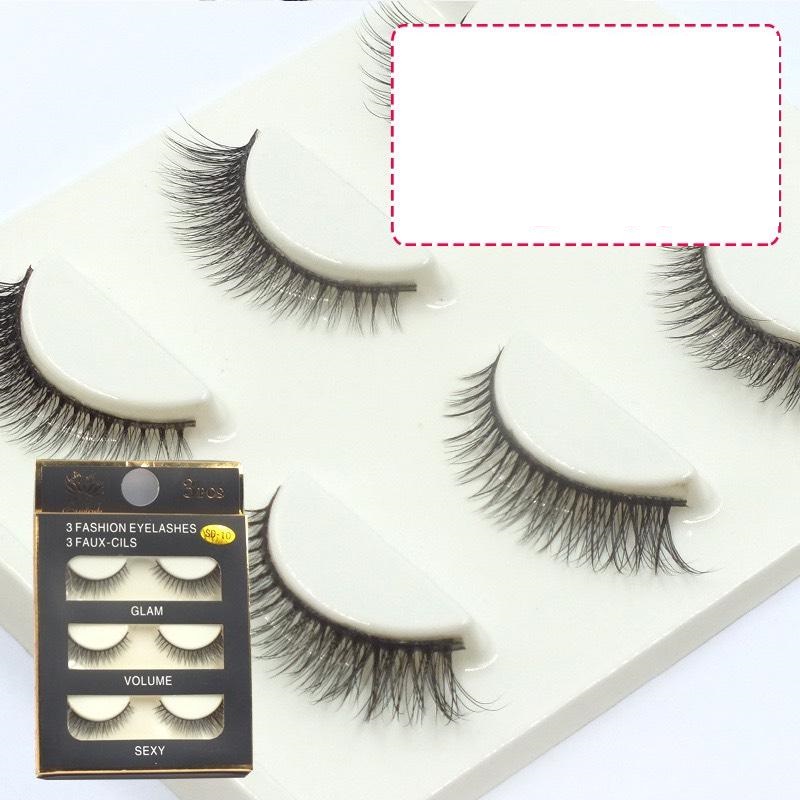 Mi Giả Lông Mi Chồn 3D siêu tự nhiên (Hộp 3 cặp) - 7 Mẫu