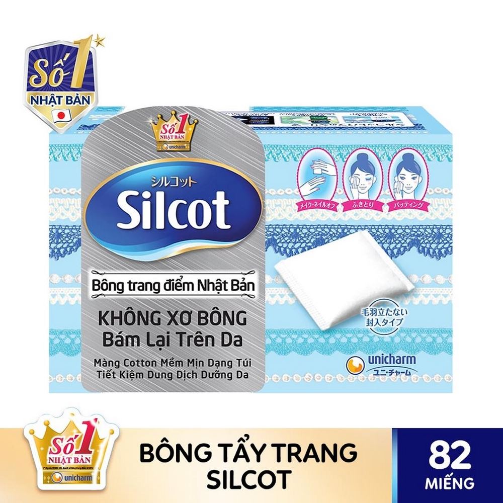 Bông trang điểm Silcot 82-1807