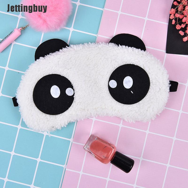 Jettingbuy 1Pc Cute Panda Sleeping Face Eye Mask Blindfold Shade Travel Sleep Cover Light