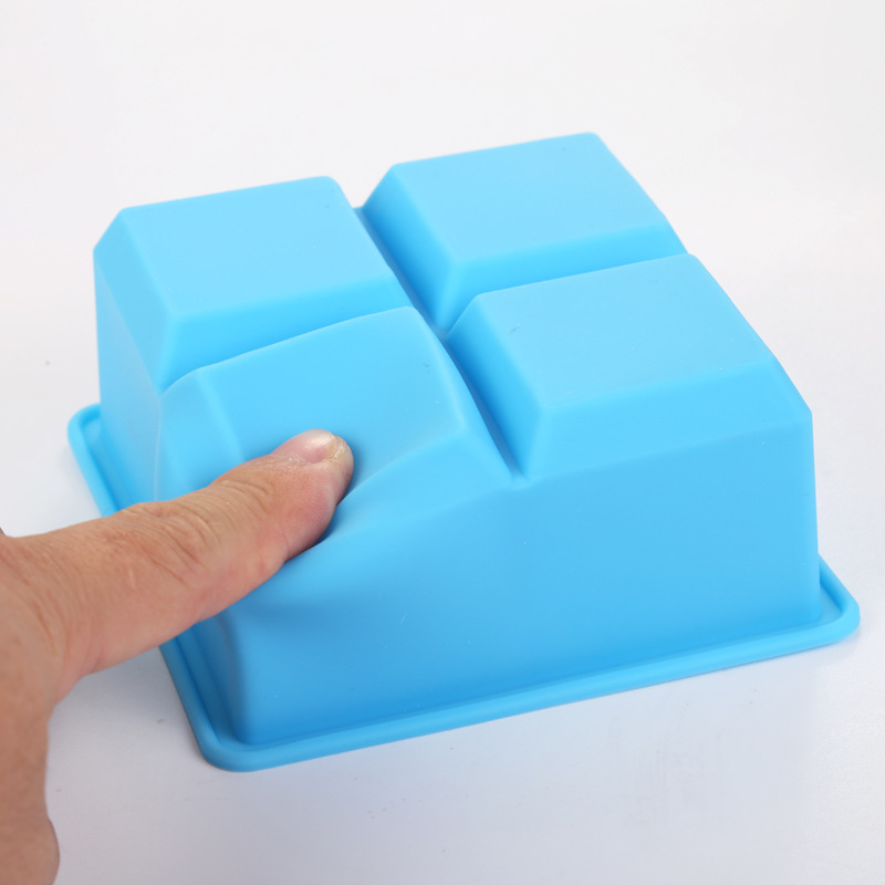 Khay trữ đông silicon khay làm đá silicon 4 ô