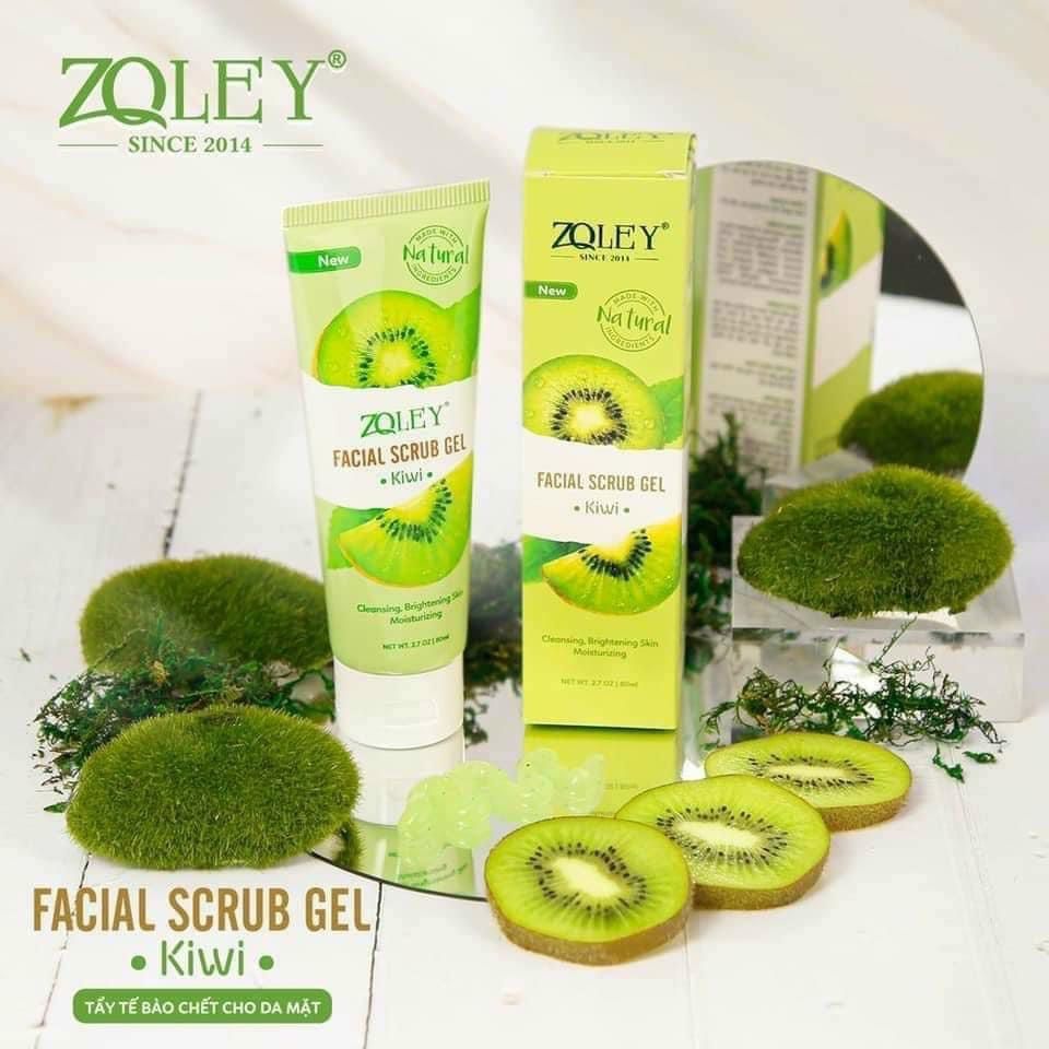 Tẩy tế bào chết da mặt Kiwi Zoley (80ml)