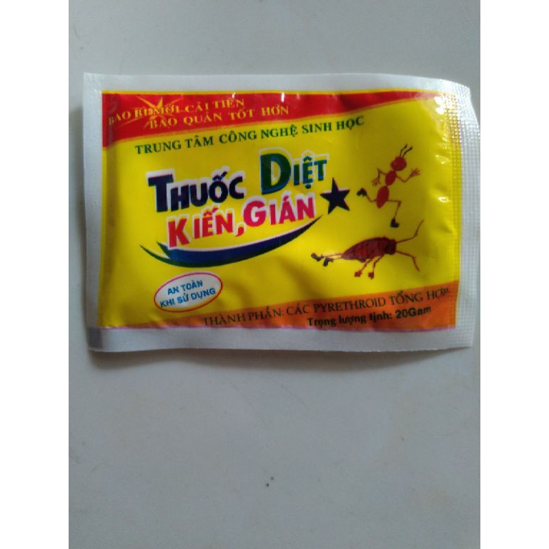 Combo 30 gói Thuốc diệt côn trùng( gián, kiến) sinh học, phòng trừ côn trùng cho giống trồng cây