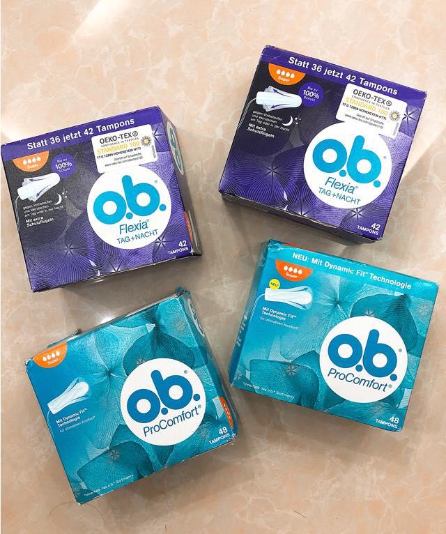 Băng vệ sinh Tampon O.B ProComfort 48 miếng (Super)