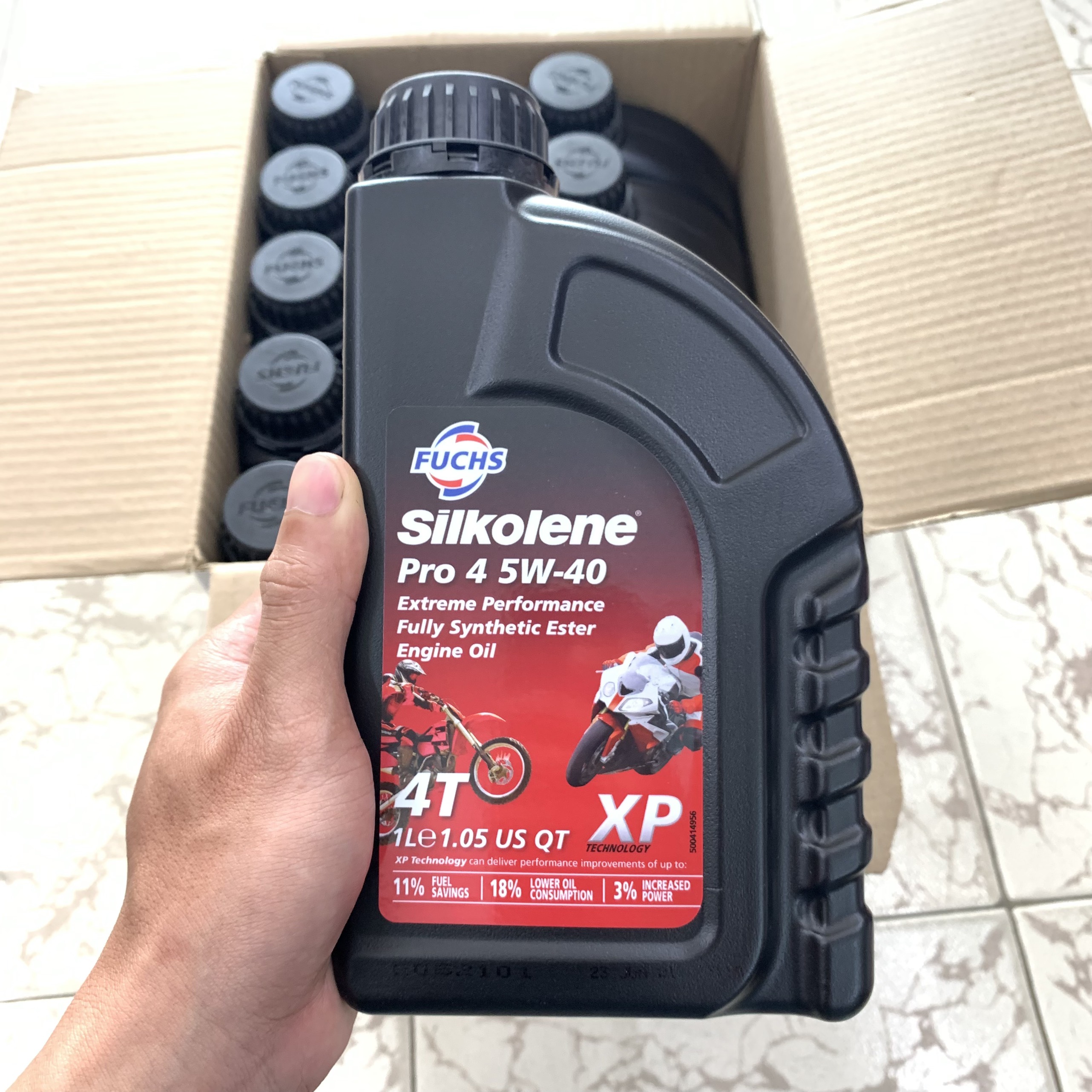 Nhớt Fuchs Silkolene 5w40 1Lít