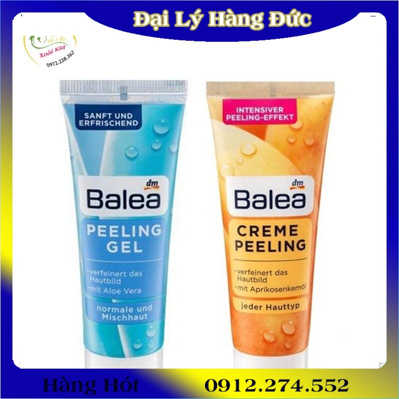 Hàng nội địa Đức Đủ Bill]Tẩy da chết mặt Balea 75ml [Hàng nội địa Đức Đủ Bill]
