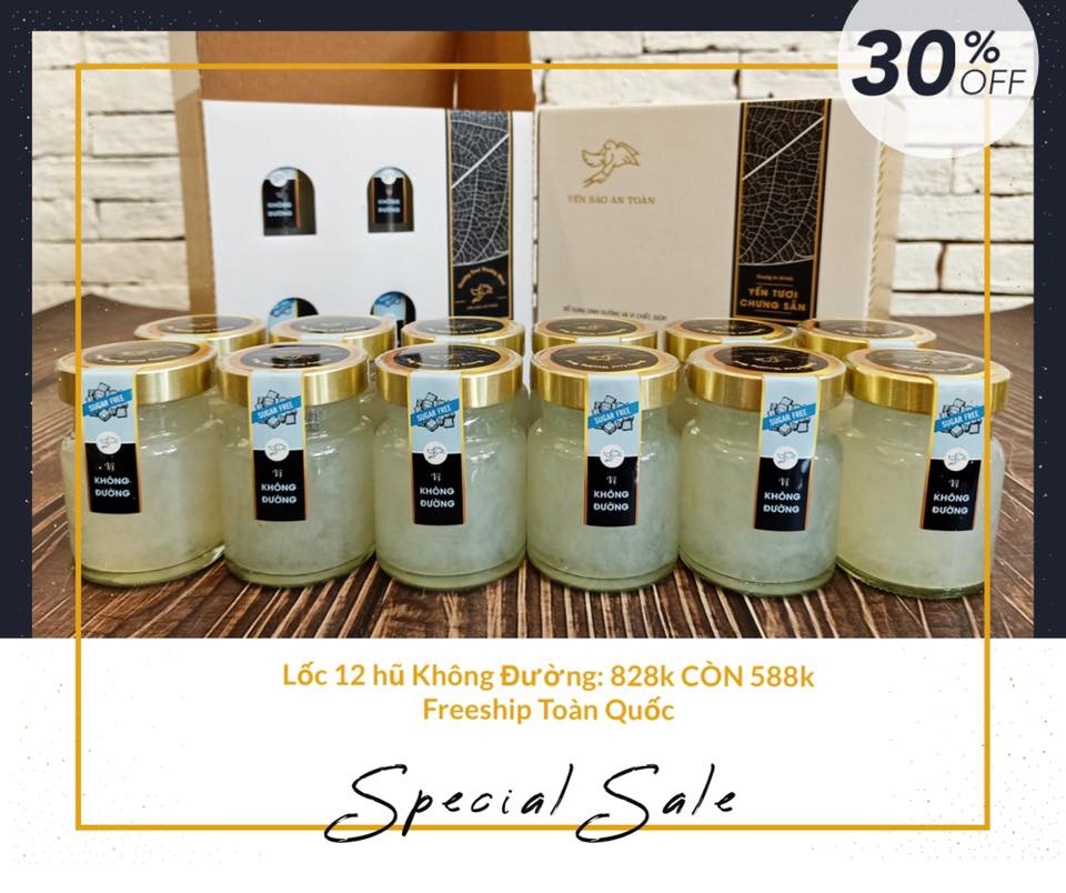 Yến Tươi Chưng Sẵn- Không đường