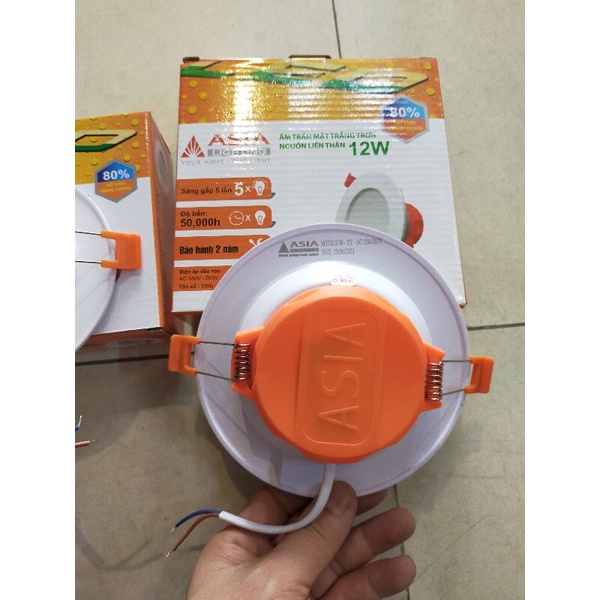 Âm trần Asia 7w -12w d90, d110mm