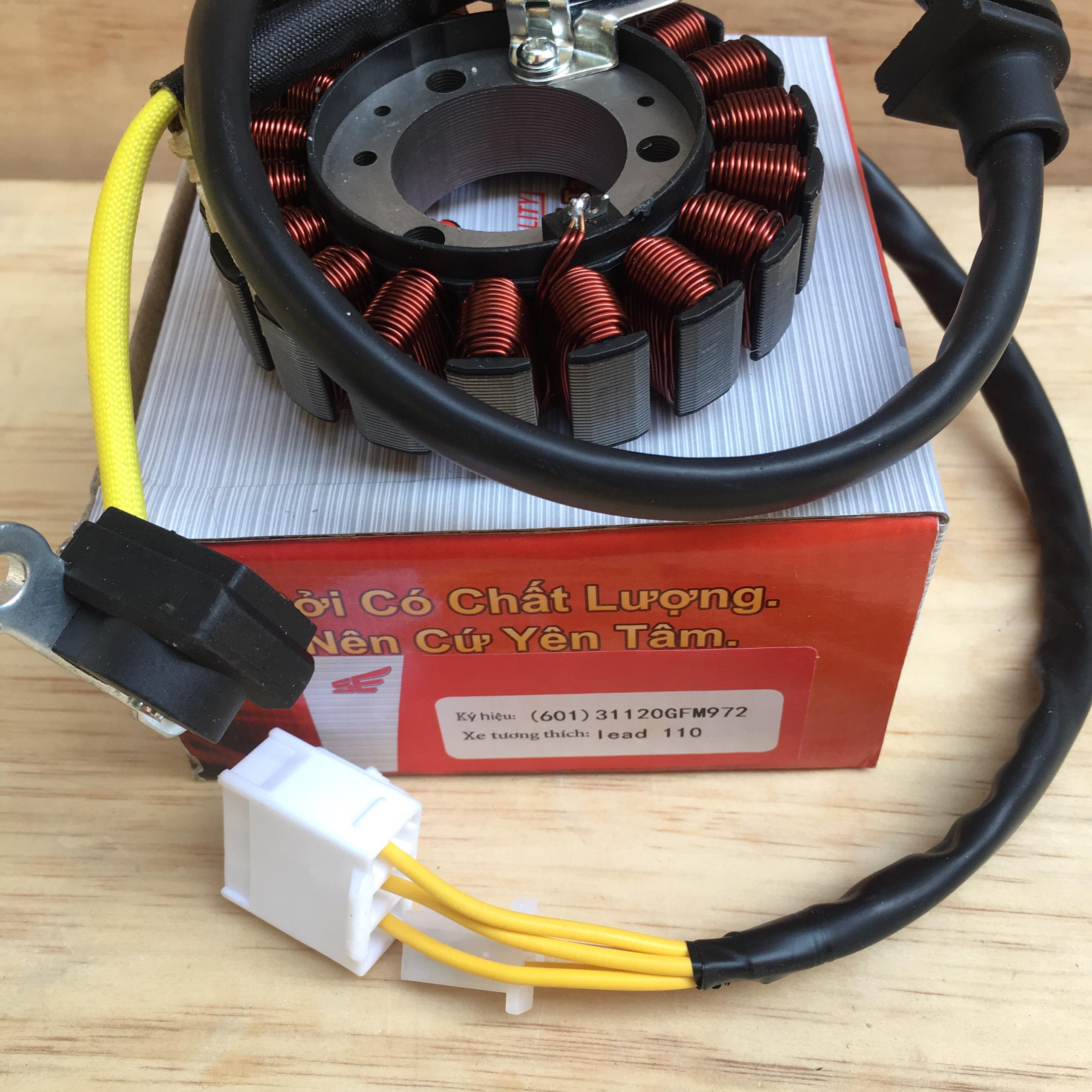 Cuộn lửa xe máy ( cuộn dây máy phát điện) xe Lead 110cc