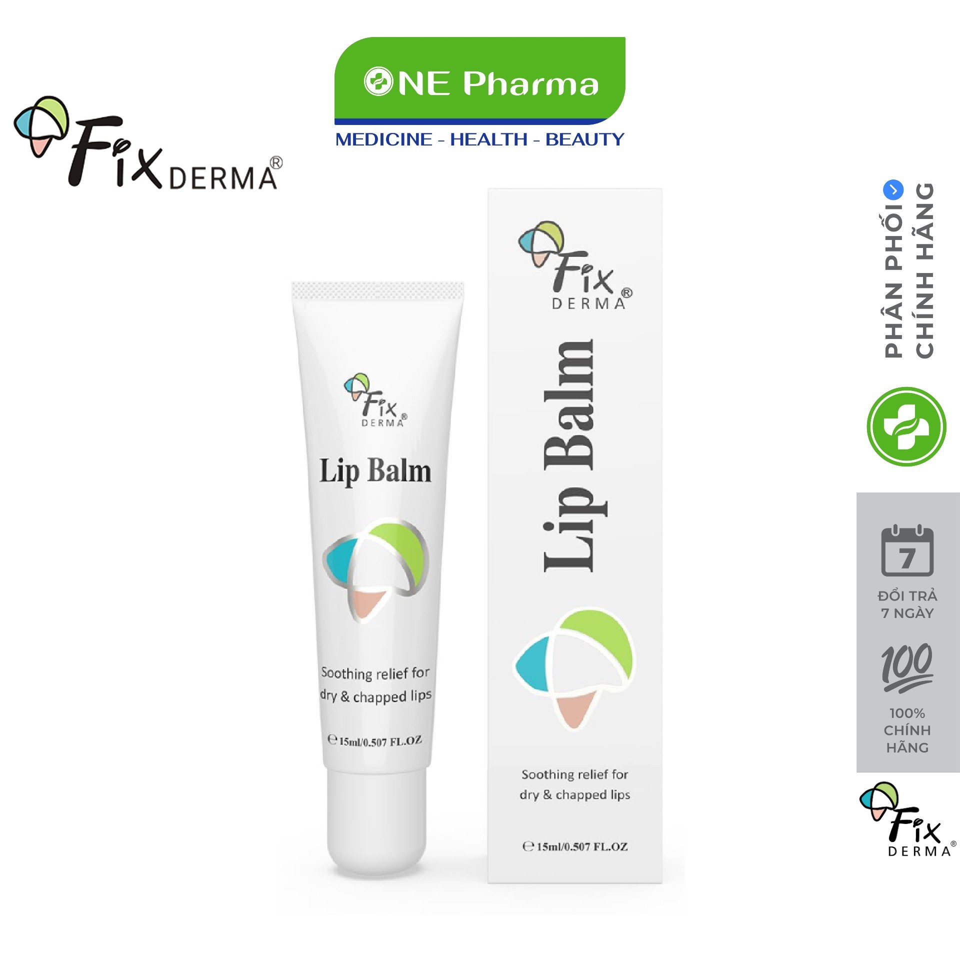 Son dưỡng môi Fixderma Lip Balm 15ml