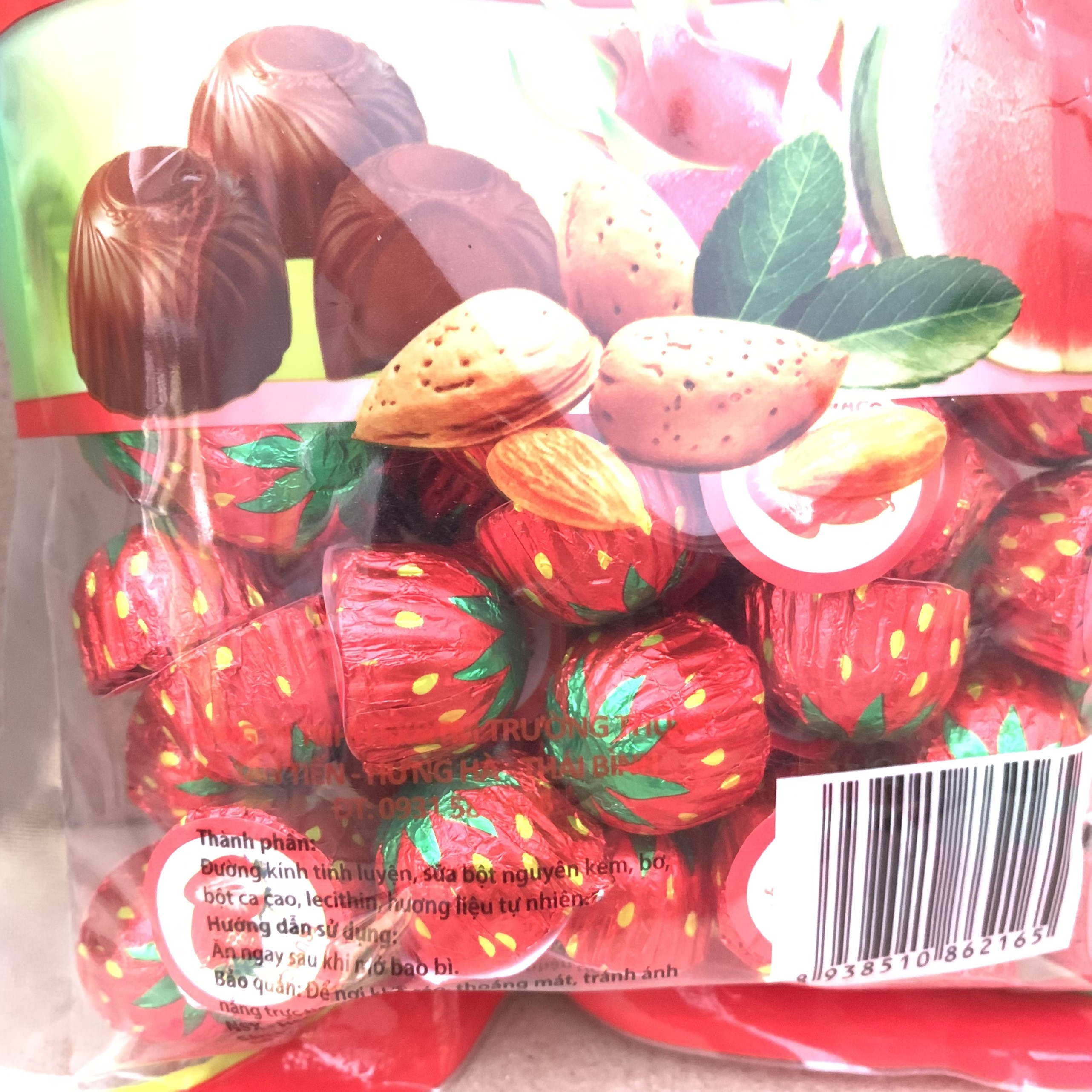 Kẹo Socola Dưa Hấu Phú Cường gói 250G