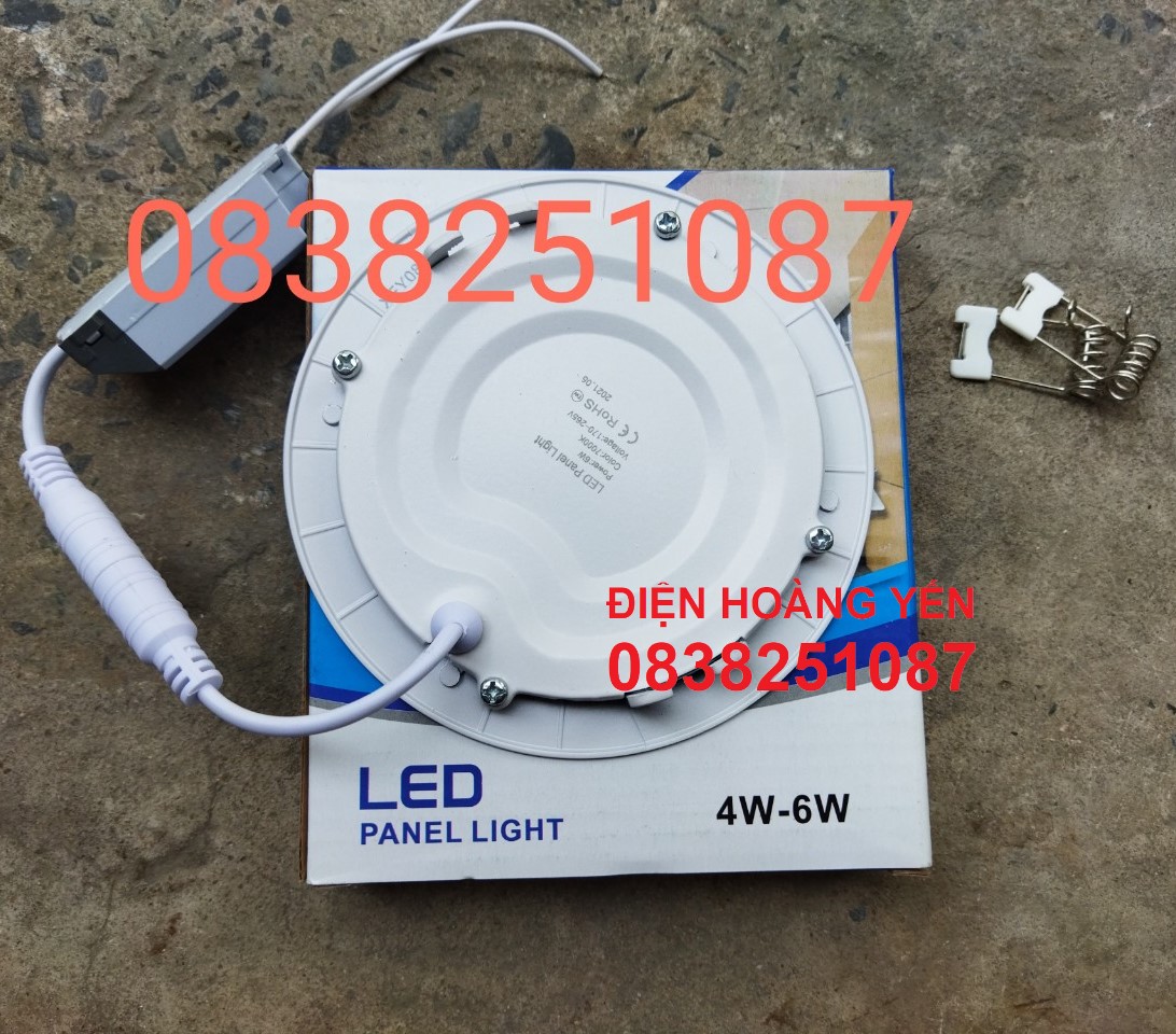Bộ 10 đèn Led âm trần siêu mỏng 6w