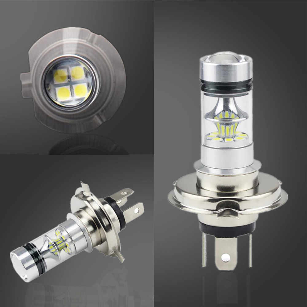 Bóng Led Sương Mù Ô Tô, Đèn Pha Xe Máy 4300K 20SMD Chip 2323 Chân H11 (H8,H9), H4 (9003/HB2), H10 (9005/9006), H7, H1, H3, H6, H13, H15, T20 (7440,7443), T25 (3156,3157)