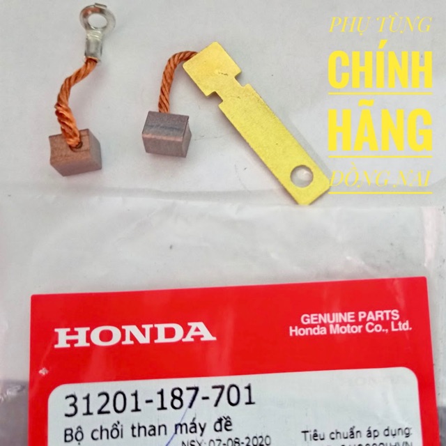 BỘ THAN ĐỀ/CHỔI THAN DREAM 100cc/ WAVE A/S/RS/RSX 100cc HONDA