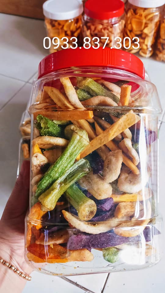 [HCM]500g trái cây sấy thập cẩm (hàng nguyên)