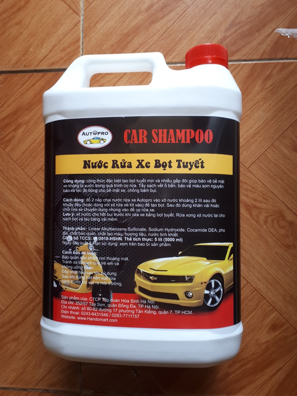 Nước rửa xe bọt tuyết AutoPro 5L