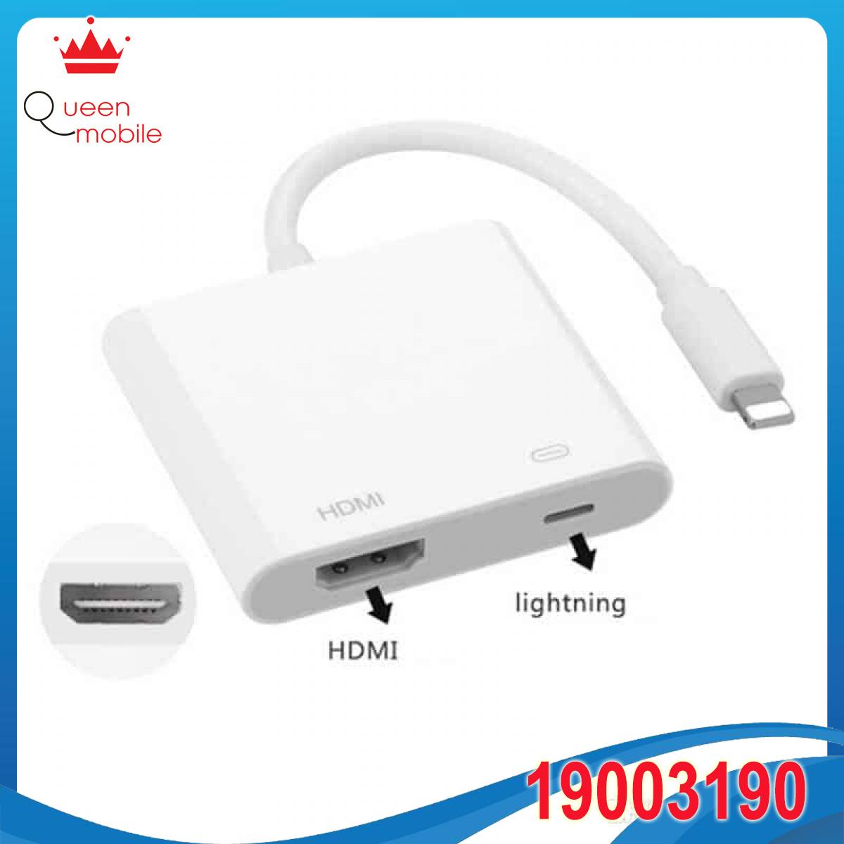 Cáp lighting to HDMI - Apple Lightning Digital AV Adapter 