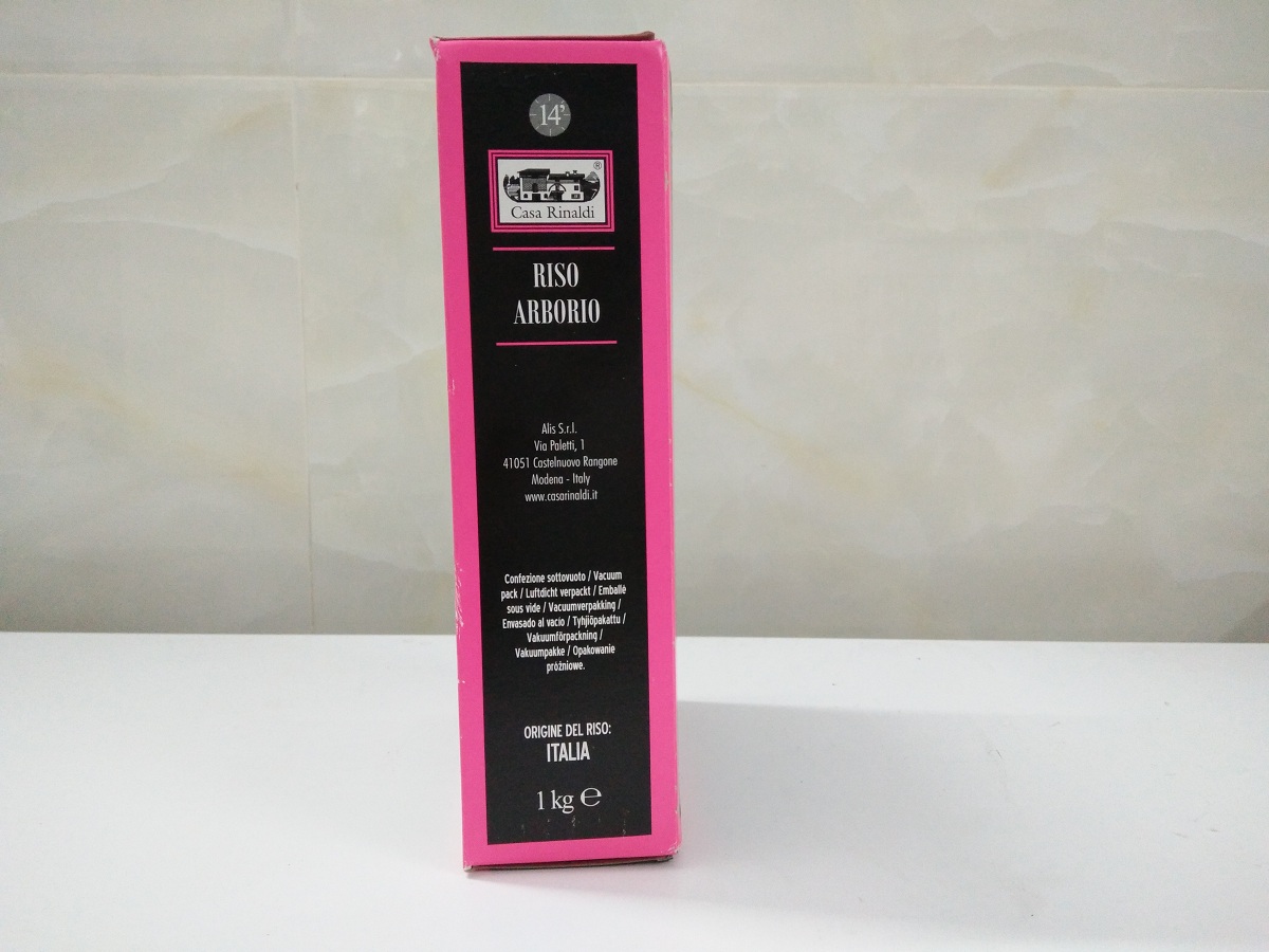 [1 Kg - Arborio] Gạo [Italia] CASA RINALDI Riso Arborio Italiano (nvt-hk5)
