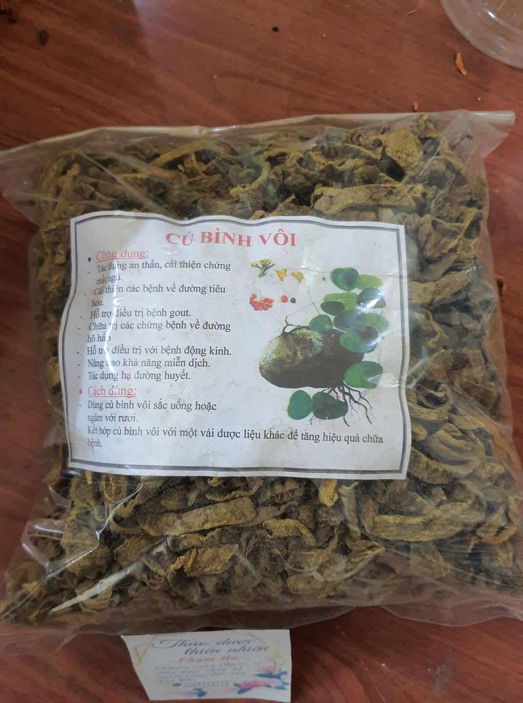 [Giá Sỉ] 1kg Củ Bình Vôi (Khô, Sạch, Đẹp)