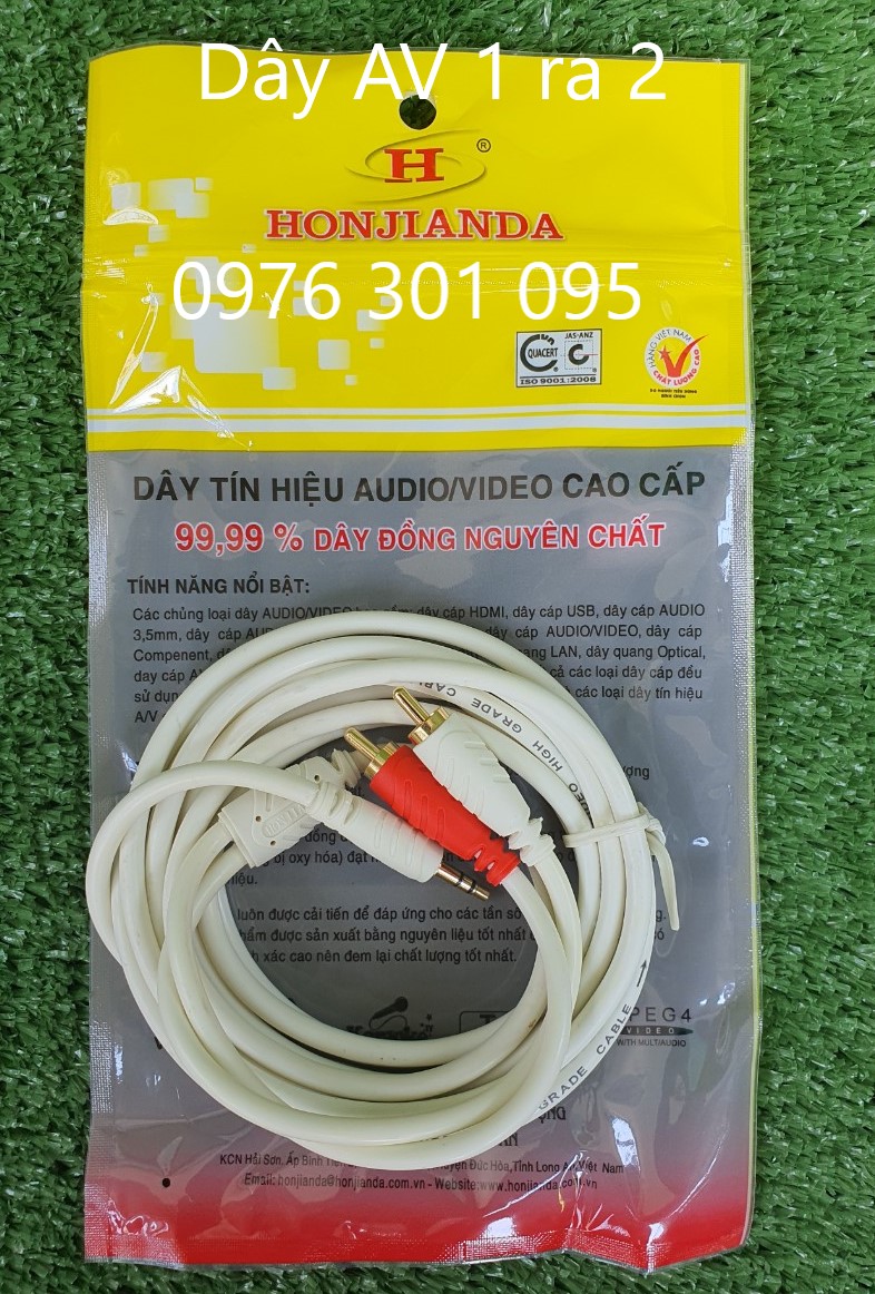 [Honjianda] Dây Tín Hiệu Audio/Video(Av) Cao Cấp - Đèn Led Thiên Vân