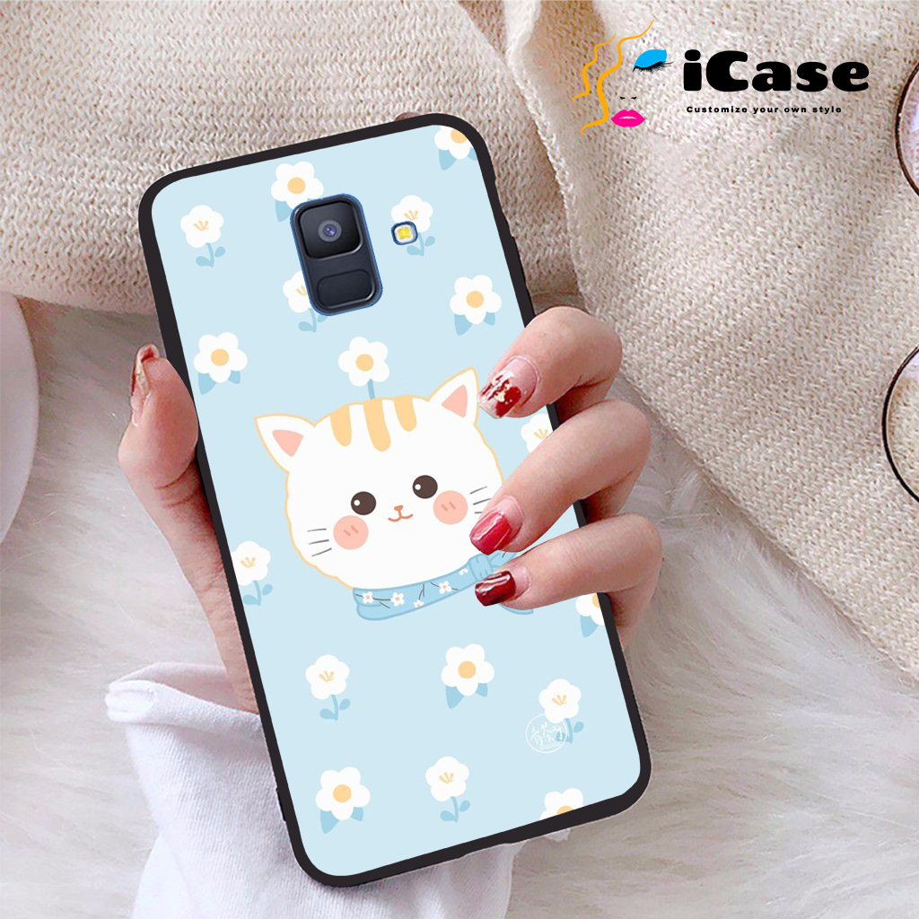 Ốp lưng samsung galaxy a7 2016 viền dẻo tpu bst cat cute