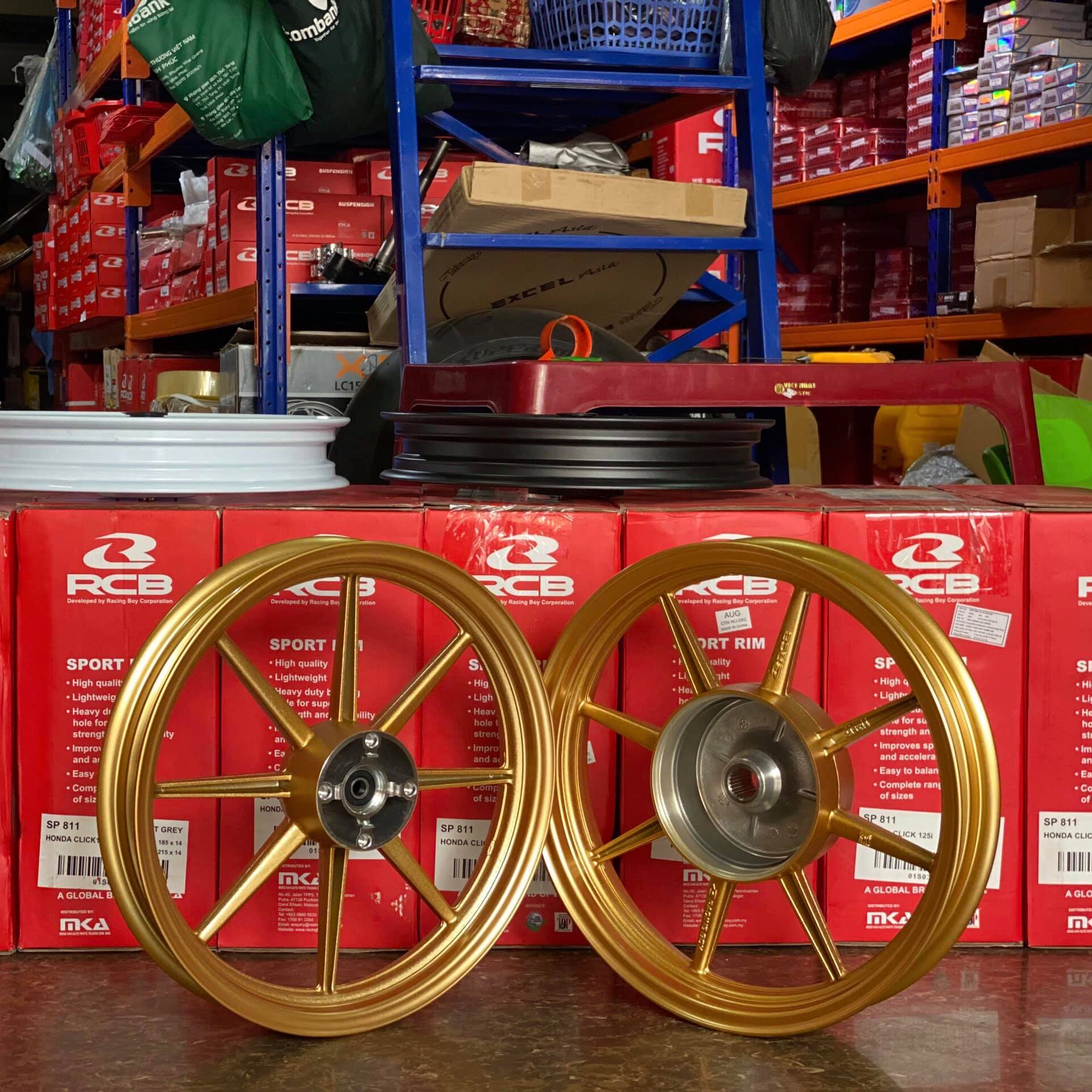 Căp Mâm Rcb 8 cây gắn xe Vario Click AB150 các đời , chính hãng