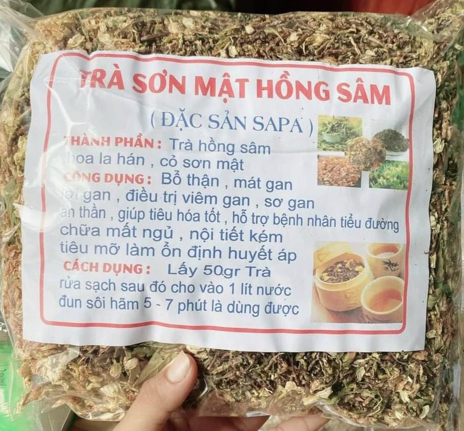 Trà Sơn Mật-Hồng Sâm- Đặc sản vùng cao Tây Bắc túi 1kg