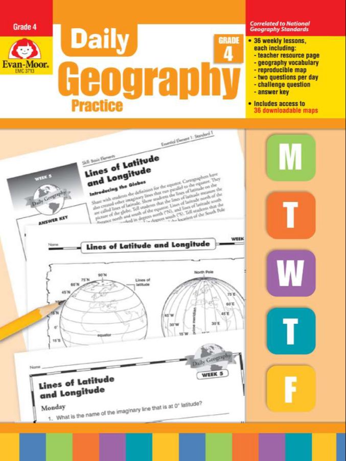 [Trọn Bộ] Daily Geography Practice (6 book)