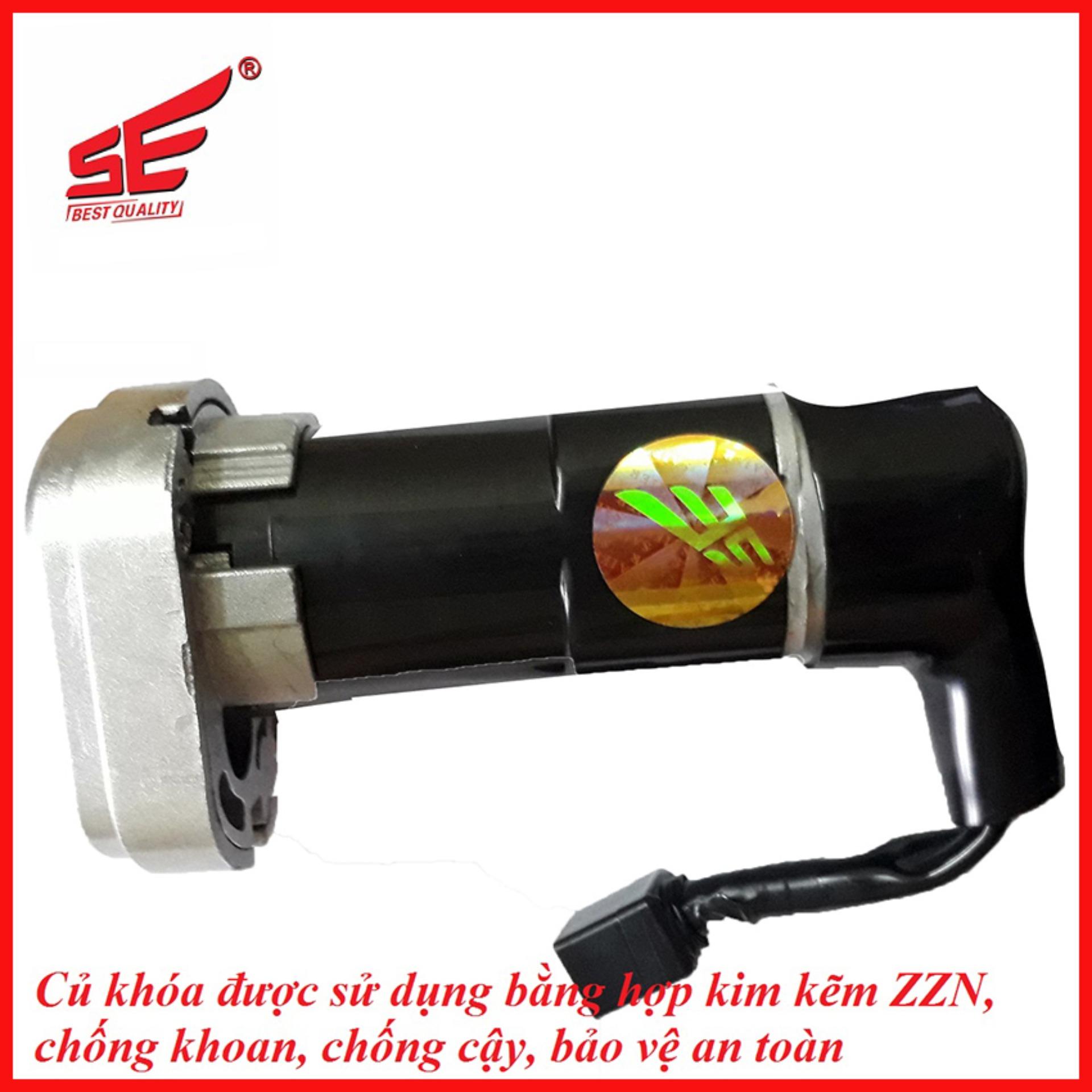 Bộ ổ khóa xe máy VISION đời đầu 2 cạnh thương hiệu SE