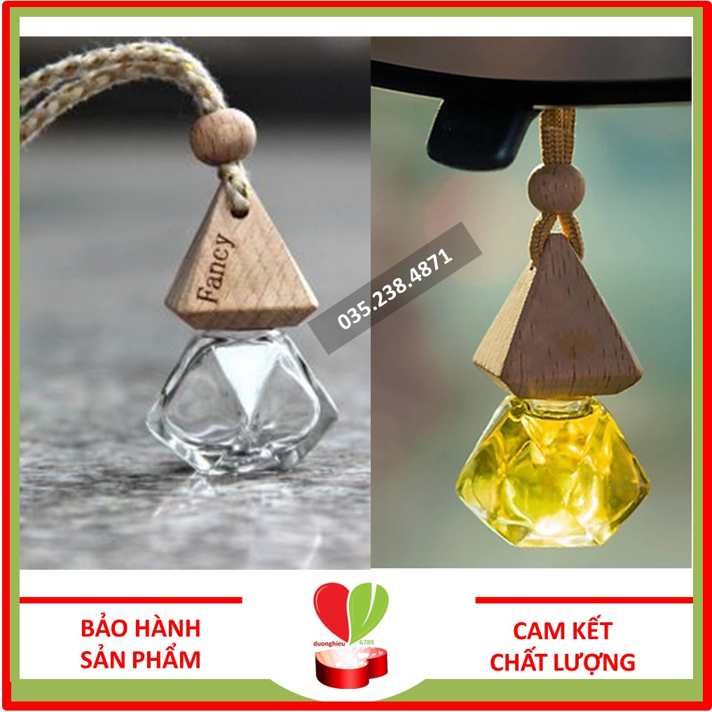 Sỉ Sll - Lọ Đựng Tinh Dầu Treo Xe - Lọ Chiết Nước Hoa Lọ Lục Lăng Đựng Tinh Dầu - Duonghieu6789