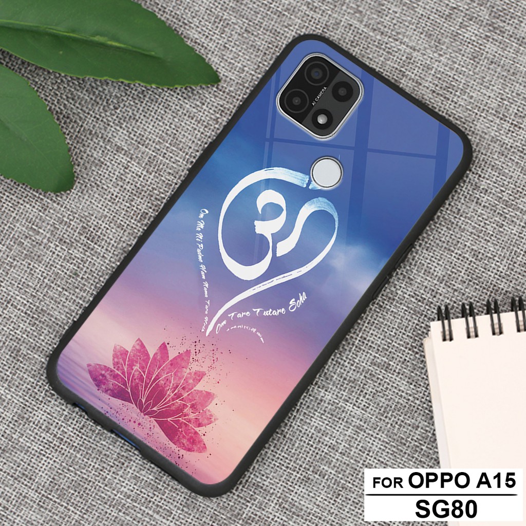 ỐP lưng kính 3D OPPO A15, ỐP điện thoại OPPO A15 thế hệ mới siêu sang .