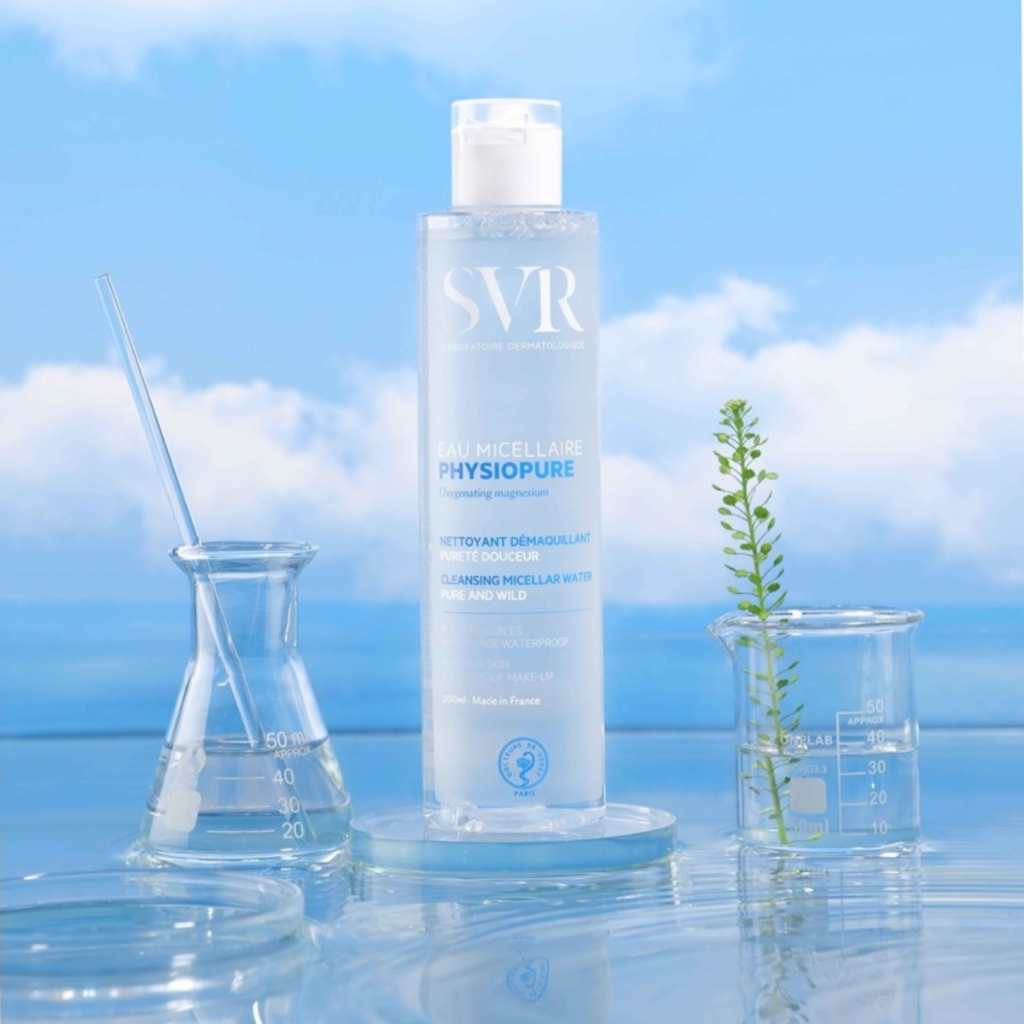 Nước tẩy trang dịu nhẹ dành cho mặt, mắt và môi SVR Physiopure Eau Micellaire 75ml - 200ml - 400ml