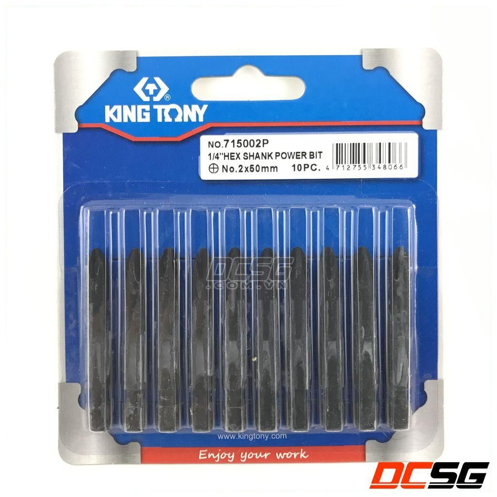 Mũi vít bake 1 đầu Ph1x50mm - Ph2x50mm Kingtony