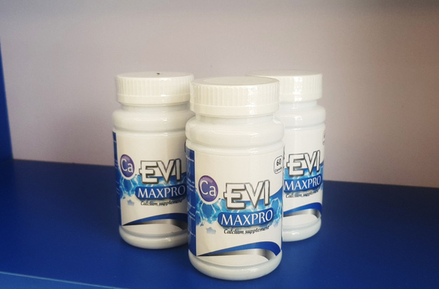 Evi Maxpro, hỗ trợ bổ sung canxi và hỗ trợ phát triển chiều cao