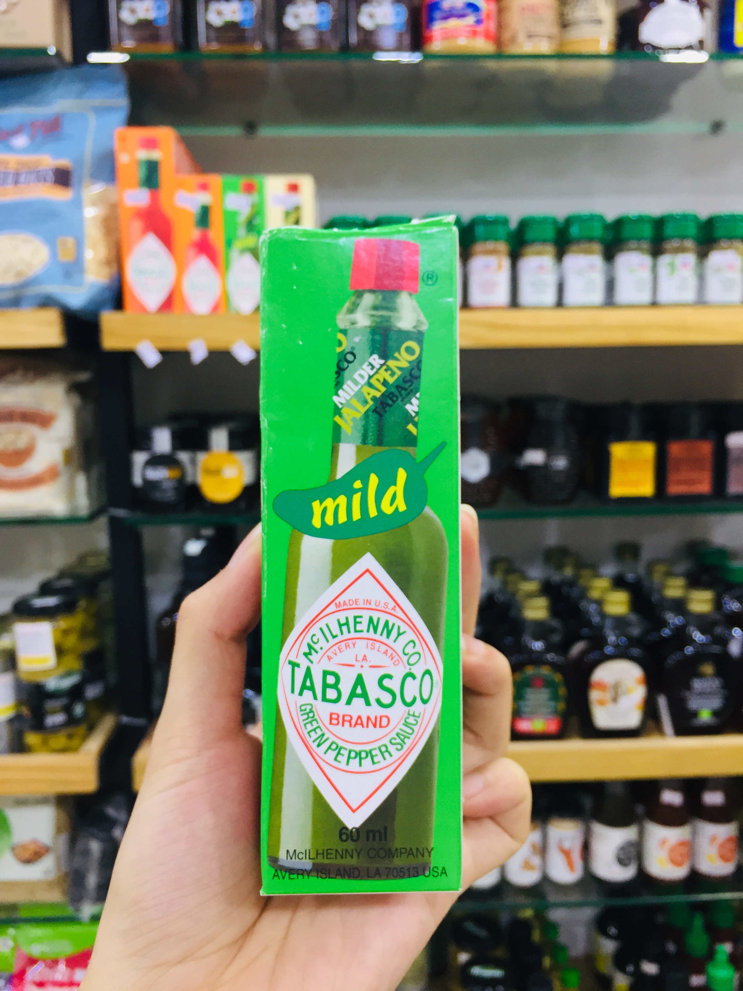 Date 07/27 American Tabasco Green Chili Sauce 60ml