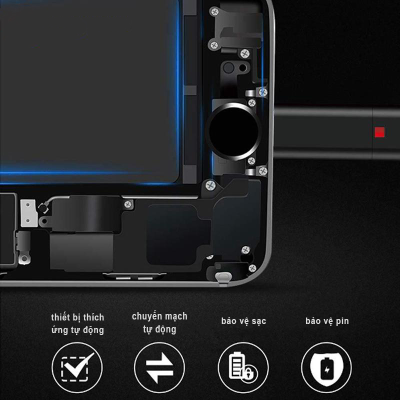 Cáp dữ liệu điện thoại sạc nhanh 1.5m 4A có thể cắt, thích hợp cho Apple, Android, type-c, cho món quà Giáng sinh