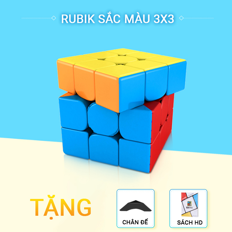 Rubik 3x3 Sắc Màu Và Dung Nham Cho Bé