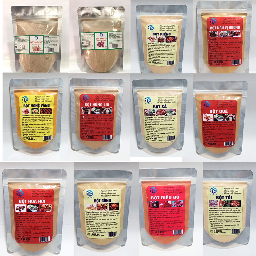 Gia vị thiết yếu - Bột Tỏi túi 100g
