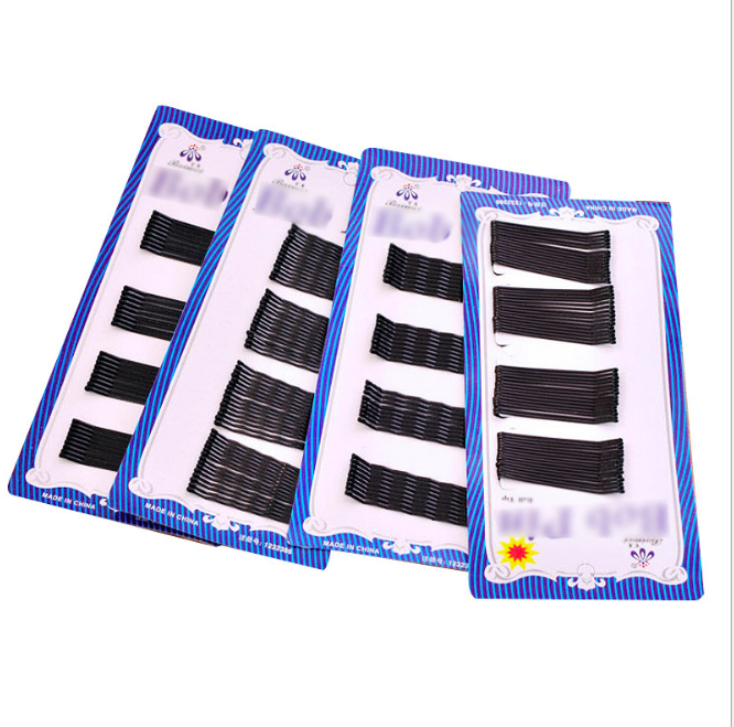 VỈ CẶP GHIM ĐEN CÀI TÓC CHO BÉ