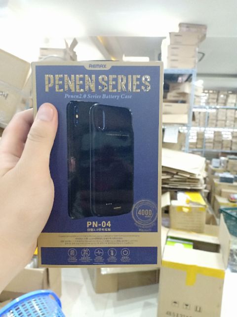 Ốp lưng kiêm sạc dự phòng iPhone Xs Max Remax PN-04