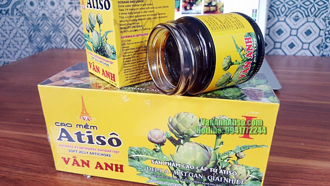 [Đặc sản Đà Lạt] Cao Atiso Vân Anh Đà Lạt nhãn vàng -  Hàng xuất đi Nga