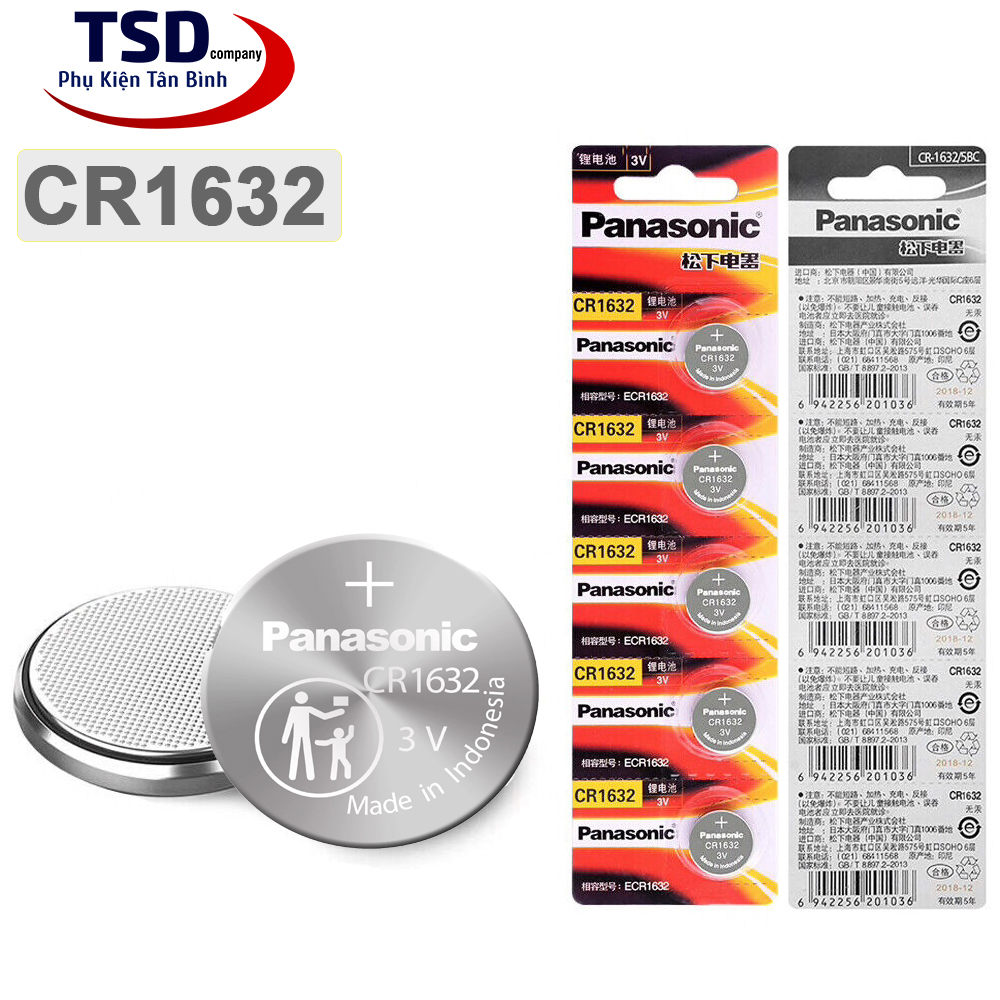 Genuine panasonic cr1632 lithium 3v cmos battery