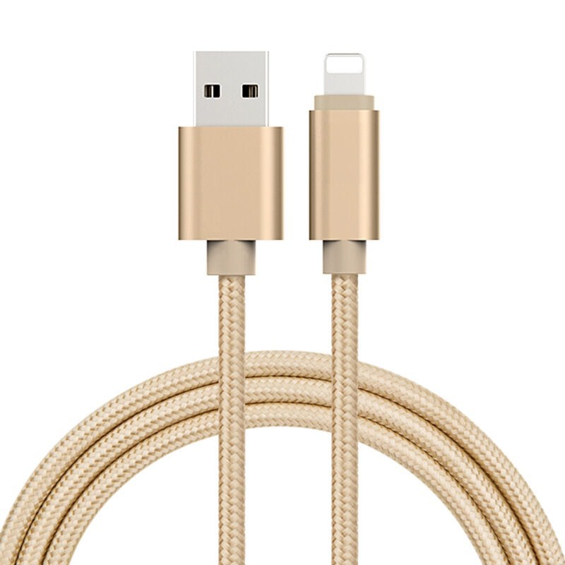 Cáp sạc nhanh iphone ipad bọc dù chống đứt 1.8m