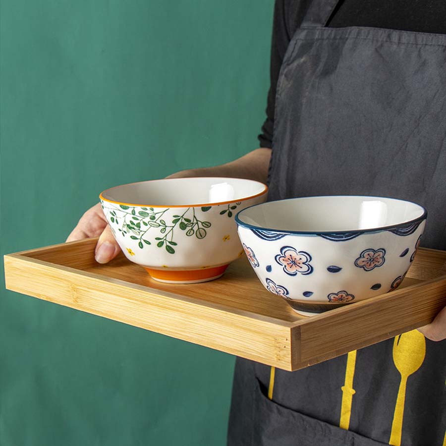 Bát Ăn Cơm Bằng Sứ, Bát Sứ Phong Cách Nhật Bản BAT050