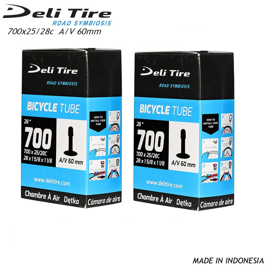 Ruột ( săm ) xe đạp DELI TIRE 700 x 25 / 28 C